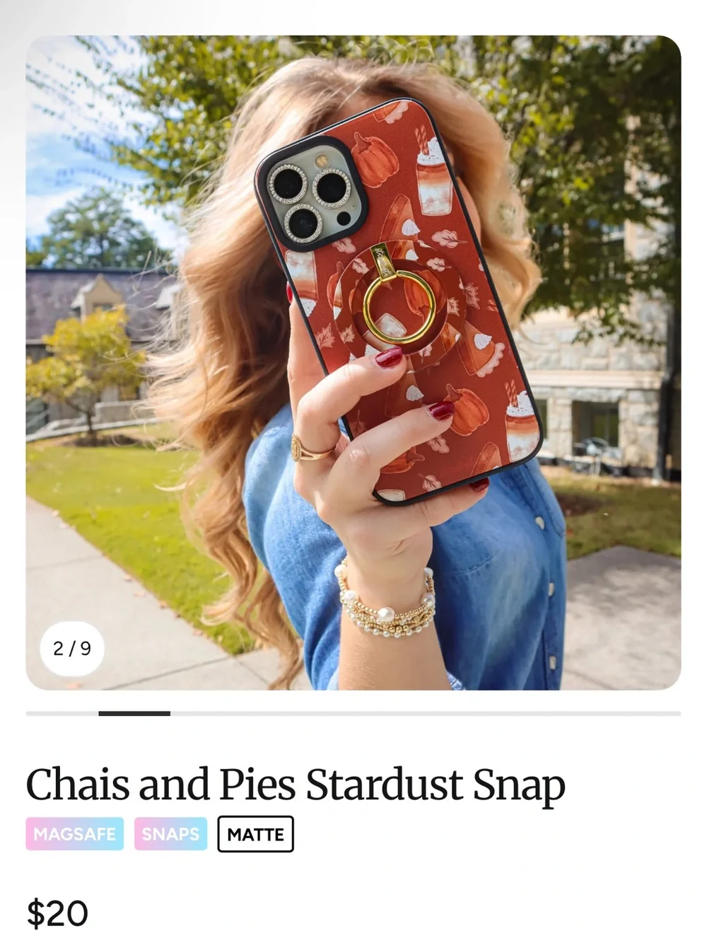 Chais and Pies Matte iPhone 16 Pro Max Snap & MagSafe Ring